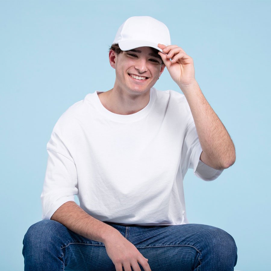 Cotton 6-Panel Hard Top Cap